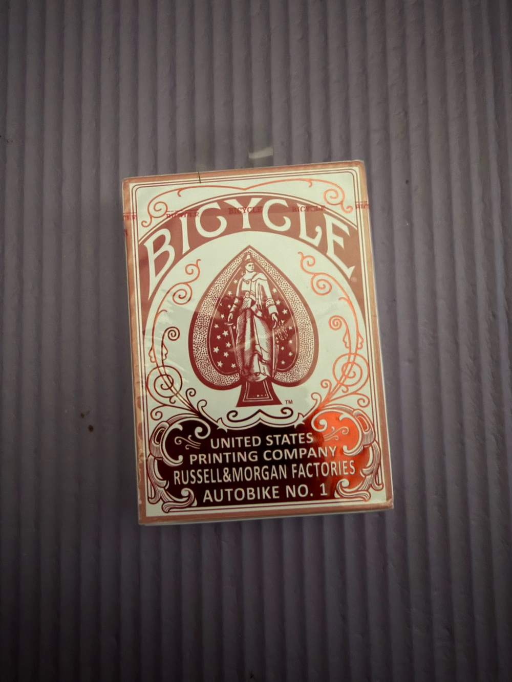 Bicycle Style Playing Cards Deck in Red